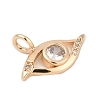 Brass Micro Pave Cubic Zirconia Pendants LS-KK-Q096-09B-G-2