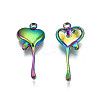 Ion Plating(IP) 304 Stainless Steel Pendants STAS-S119-111-3
