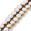 Electroplate Glass Beads Strands EGLA-A040-01C-1