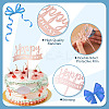 3Pcs 3 Styles Acrylic Cake Toppers FIND-TA0010-38A-4