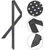 Polka Dot Pattern Polyester Long Silk Scarf for Women Girls AJEW-WH20042-79D-7