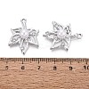 Alloy with ABS Imitation Pearl & Crystal Rhinestone & Acrylic Pendants PALLOY-Q466-04P-01-3