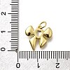 Brass Micro Pave Cubic Zirconia Charms KK-P295-43G-3