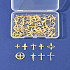 60Pcs 10 Styles 201 and 304 Stainless Steel Pendants STAS-FS0001-90-9