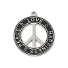 304 Stainless Steel Pendants STAS-F326-07P-1