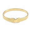 304 Stainless Steel X Hinged Bangles for Women BJEW-C071-12G-2