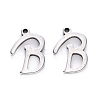 Tarnish Resistant 201 Stainless Steel Charms STAS-R105-B-1