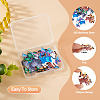 16Pcs 4 Colors Spray Painted 430 Stainless Steel Filigree Pendants STAS-TA0002-36-5