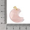 Natural Rose Quartz Pendants G-A297-02G-05-3