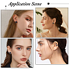 16Pcs 4 Styles Alloy & 304 Stainless Steel Cuff Earrings EJEW-HS0001-17-6