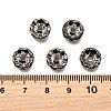 Brass Grade A Crystal Rhinestone Spacer Beads RB-A006-10MM-B-4
