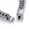 304 Stainless Steel Curb Chains Bracelets BJEW-E346-10P-3