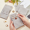 Lint Cloth Jewelry Gift Pouches with Snap Fastener ABAG-WH0045-08C-3
