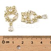 Brass Micro Pave Cubic Zirconia Pendants LS-KK-C107-03G-3