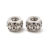 Rack Plating Brass Micro Pave Cubic Zirconia European Beads KK-C010-01-3