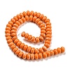 Synthetic Imperial Jasper Dyed Beads Strands G-D077-E01-01F-3