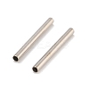 Brass Tube Beads KK-B120-03I-P-2