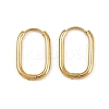 304 Stainless Steel Oval Hoop Earrings EJEW-K268-36G-4