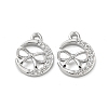 Brass Micro Pave Cubic Zirconia Charms KK-H460-58P-1