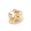 Brass Micro Pave Cubic Zirconia Pendants LS-KK-D283-19G-2