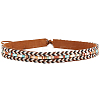 Imitation Leather Braided Southwestern Cowboy Hat Belt DIY-WH0449-03-1
