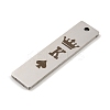 Non-Tarnish 201 Stainless Steel Big Pendants STAS-L079-027I-P-2