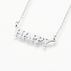 Non-Tarnish 304 Stainless Steel Pendant Necklaces NJEW-P224-03P-1
