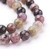 Natural Tourmaline Beads strands X-G-C076-6mm-10-3
