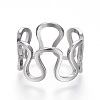 Tarnish Resistant 304 Stainless Steel Wide Band Rings RJEW-G081-29P-19mm-1