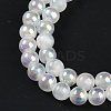 Plating Natural Selenite Beads Strands G-G120-A01-02-4