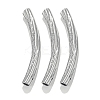 304 Stainless Steel Curved Tube Beads LS-STAS-M071-03D-P-1