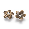 Tibetan Style Alloy Bead Caps LS-X-K0PA6071-2