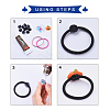Acrylic Base for Hair Tie Making SACR-S303-005-3