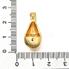 Rack Plating Brass Micro Pave Cubic Zirconia Pendants KK-L226-102G-I-3