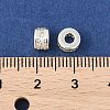 Brass Micro Pave Cubic Zirconia Beads KK-R219-24S-2