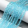 Transparent Glass Beads Strands EGLA-A039-T3mm-D20-4