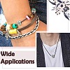 100Pcs 10 Styles Tibetan Style Alloy European Beads TIBE-CJ0001-32-7