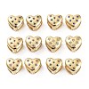 Golden 304 Stainless Steel Rhinestone Hoop Earrings EJEW-P245-08G-1