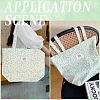 Flower Printed Canvas Women's Tote Bags ABAG-WH20005-06-5