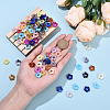 100Pcs Gradient Color Transparent Acrylic Beads OACR-YW0003-37-5