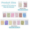 150G 15 Styles AB Color Plated 3D Nail Art Glass Mini Ball Beads MRMJ-OC0003-95-2