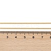 Long-Lasting Plated Brass Curb Chain Necklaces X-NJEW-K112-07G-NF-4