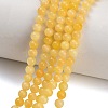 Natural Yellow Calcite Beads Strands GG-CBAA3AB-02-4mm-2