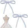 2Pcs Polyester Cord for Women's Wedding Dress Zipper Replacement DIY-GF0010-30D-1