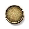 Tibetan Style Alloy Slide Charms Cabochon Settings LS-X-PALLOY-Q341-04AB-FF-1