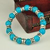 Fashion Tibetan Style Bracelets BJEW-JB00887-02-1