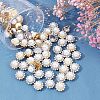 80Pcs 2 Colors Sew on Rhinestone RESI-FH0001-46-4