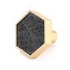 Hexagon with Marble Pattern Brass Box Handles & Knobs DIY-P054-C07-2