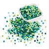 Opaque Glass Round Seed Beads GLAA-TAC0025-07B-02-2
