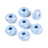 Opaque Acrylic European Beads OACR-E033-23F-1